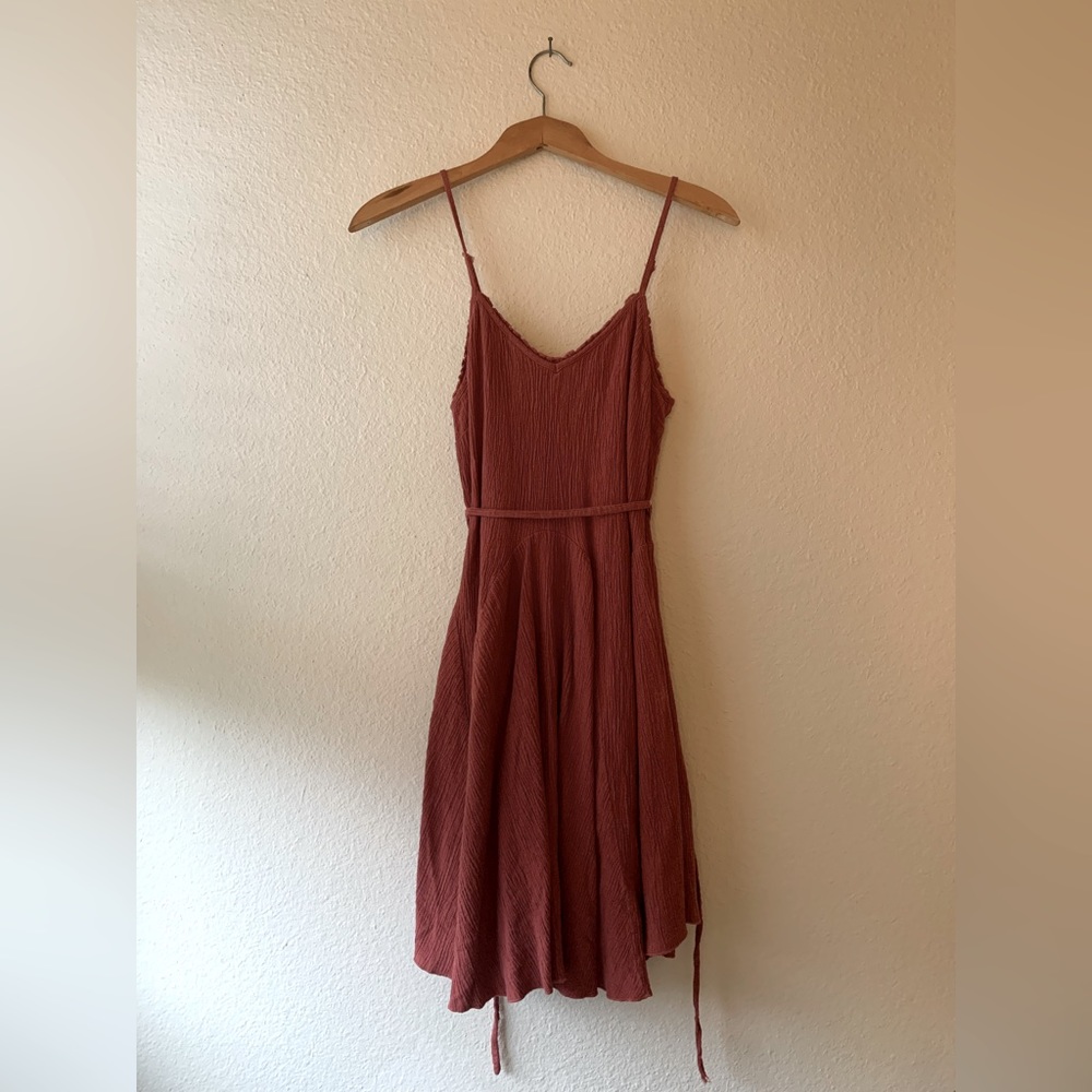 Clad and Cloth Rust Dress